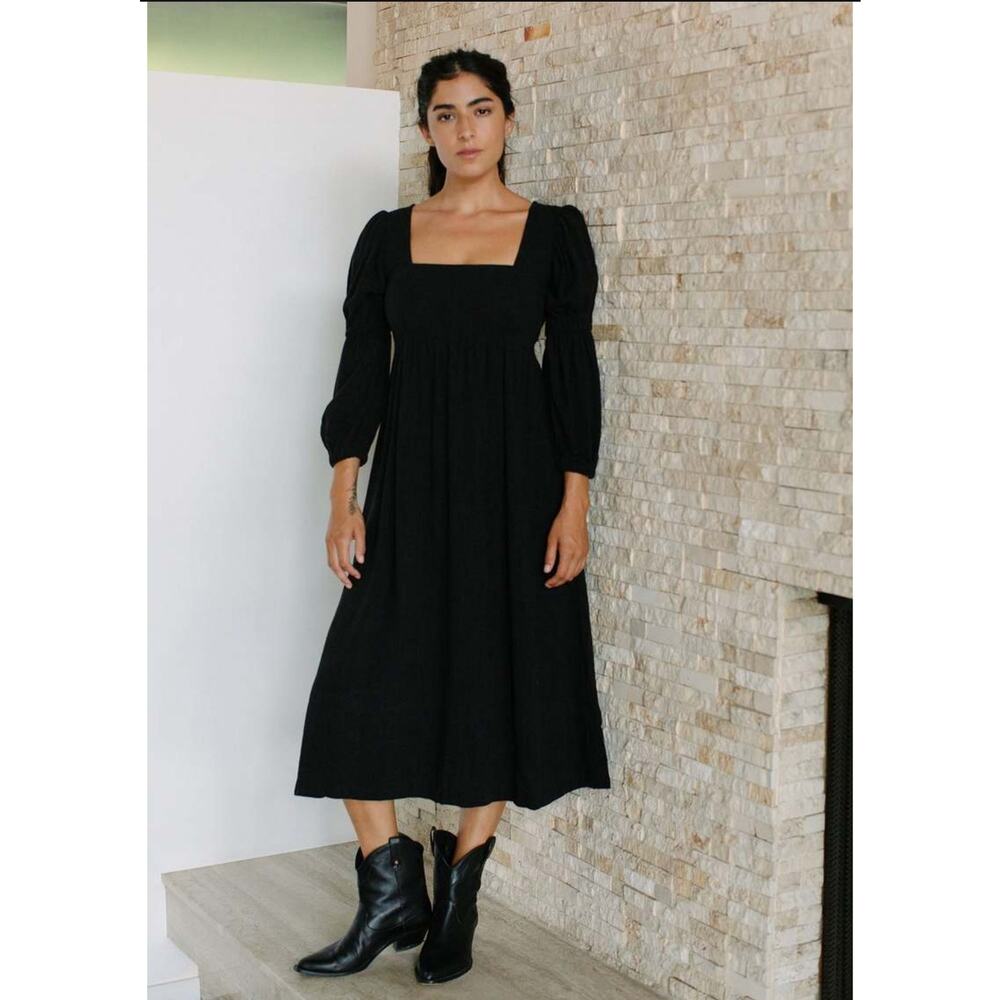 Rachel Pally - Linen Doreen Dress - XL - Black NWOT